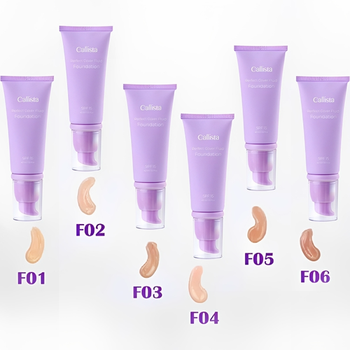 کرم پودر فلوئیدی کالیستا شماره l02